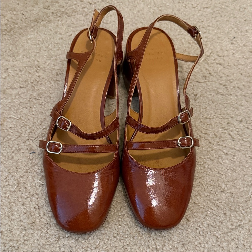 Sezane Paula Babies Brown Mary Jane 👞